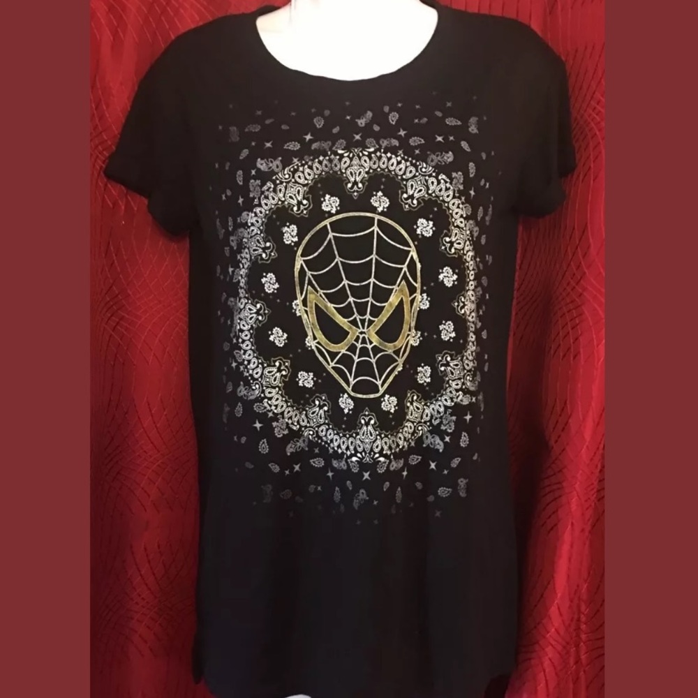 Marvel Comics Awake Paisley Spider-Man Shirt
